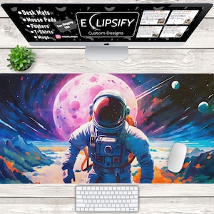 Astronaut Schreibtischmatte, Astronaut Schreibtischmatte, Schreibtischmatte, Schreibtischmatte, Schreibtischmatte, Schreibtischmatte, XL Mauspad, Gaming Mauspad