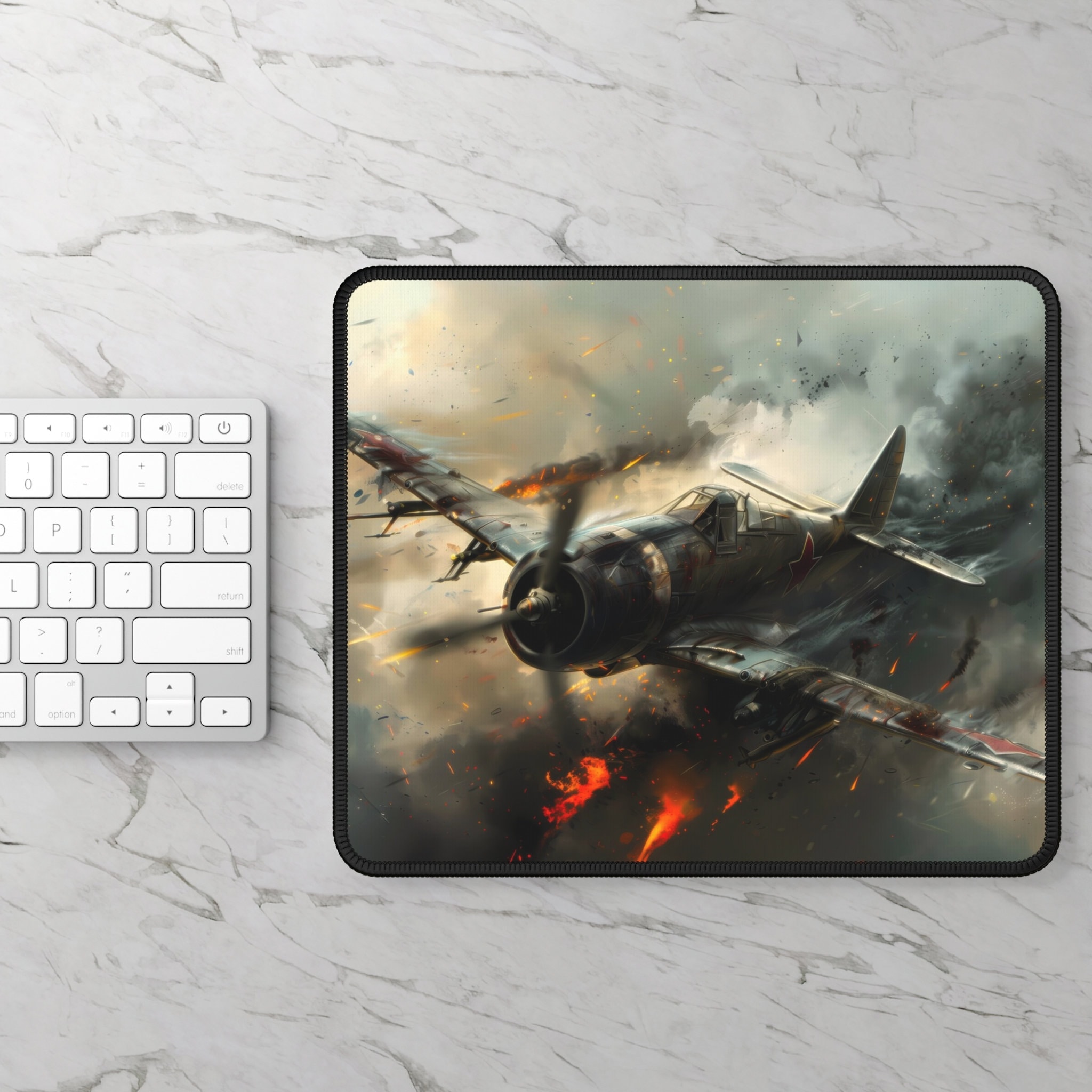 YENDOSTEEN XXL Gaming Mouse Pad Large Desk Pads,F-15 Fighter Jet - View #6