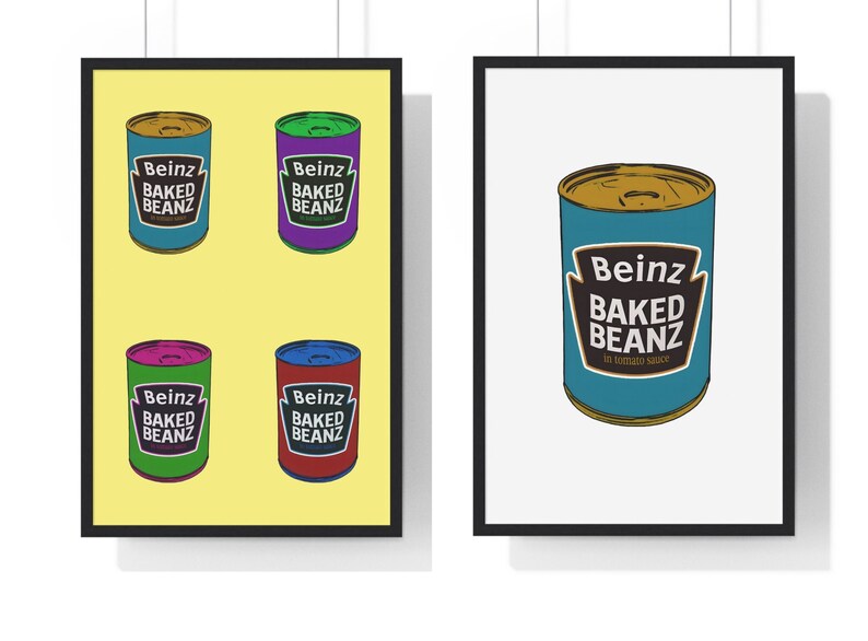 Baked Beans Print, Baked Beans Poster, Andy Warhol Art, Baked Beans Art ...
