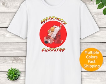 Aggressive Cuddling, Retro Shirt, UniSex, Jiu Jitsu Shirt, Street, Bjj Shirt, Jiu Jitsu Tee, Bjj Gift, MMA, Martial Arts Shirt, Fighter