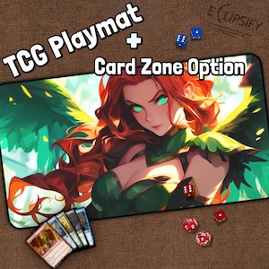 Tappetino da gioco Anime Ranger Girl TCG, tappetino da gioco MTG, tappetino da scrivania, tappetino per mouse grande, tappetino per mouse da gioco
