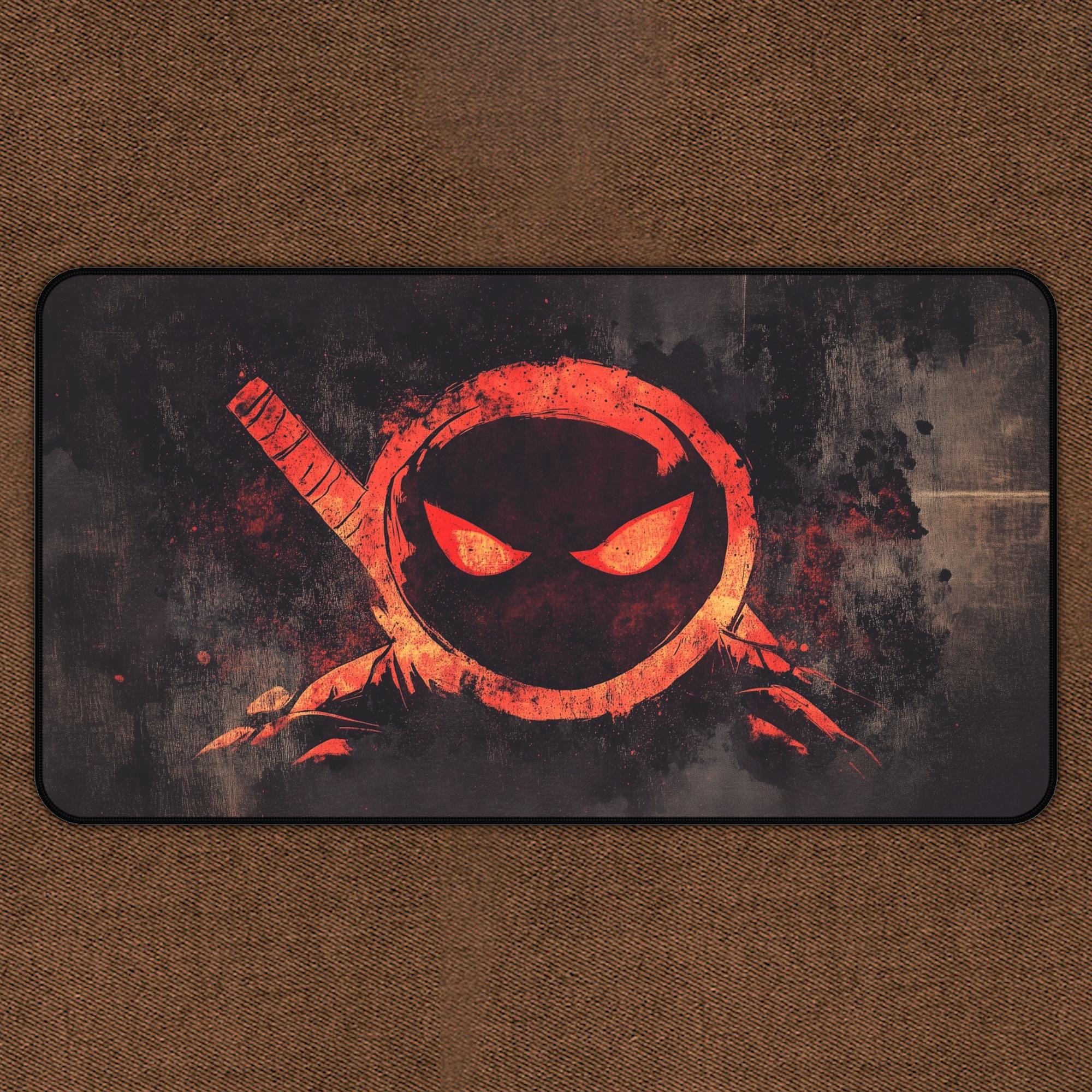 Turtle Ninja TCG Playmat, Ninja MTG Play Mat With Zones