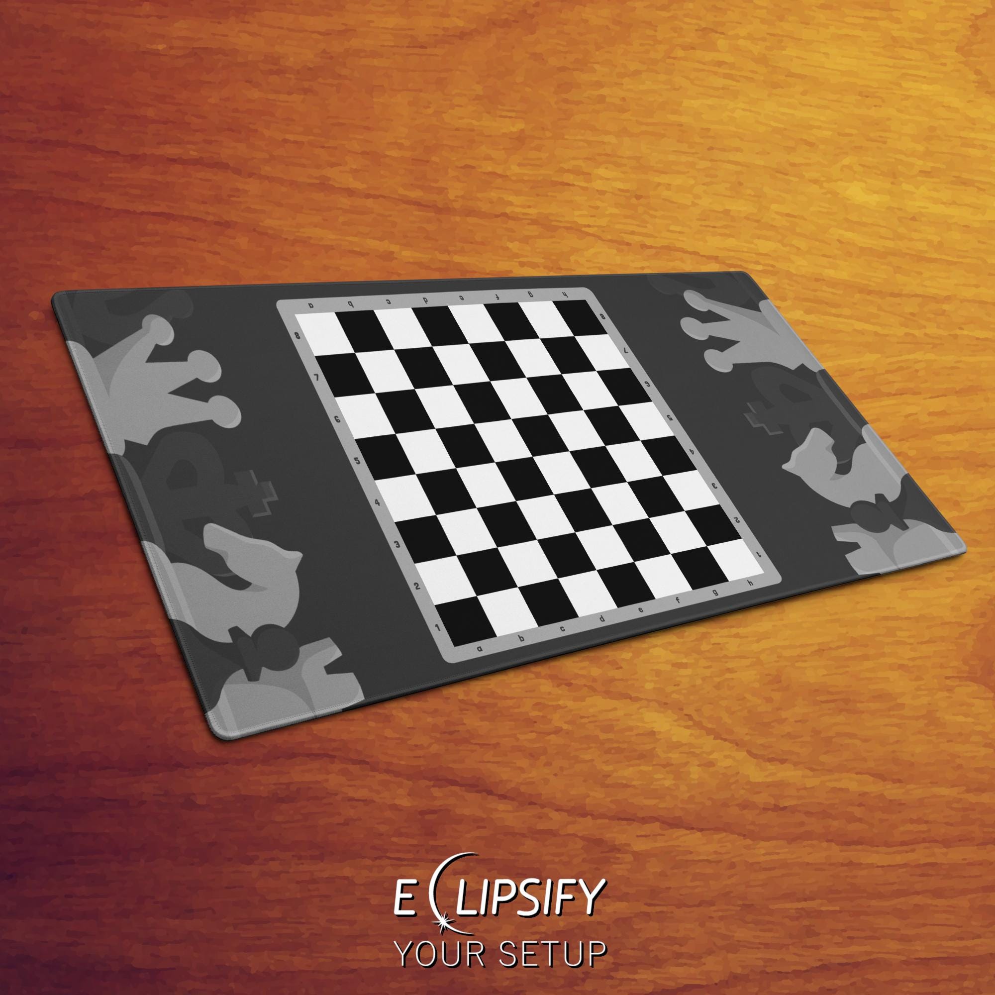 Nicokee Chess Game Mouse Pad Chess Board Pattern Classic International