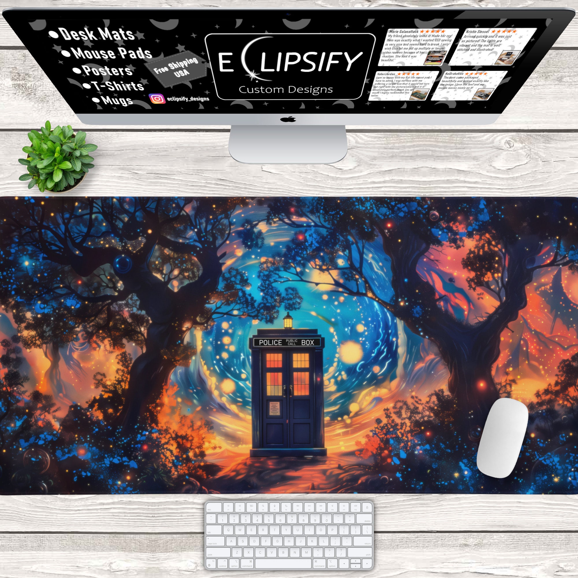 Doctor Who Desk Mat - Etsy