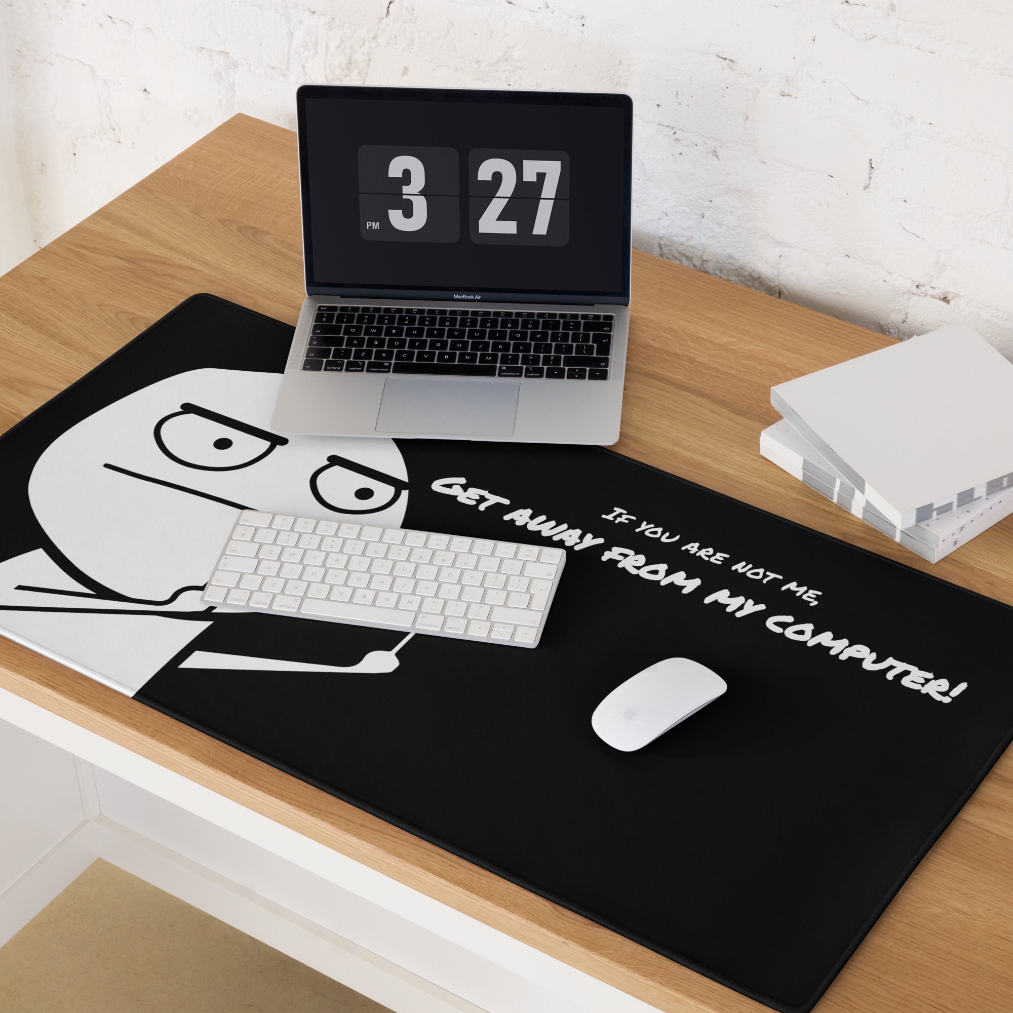 Divertente tappetino per mouse da lavoro in ufficio Mousepad accessori da scrivania computer collega collega la mia casa sembra che io stia perdendo un gioco di battute MM336
