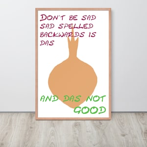 Onion Art Print - Funny Modern Art, Kitchen Wall Art, Modern Print Decor, Onion Poster, Onion, Wall Art