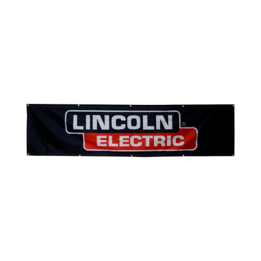 LINCOLN ELECTRIC 2ft X 8ft Banner Flag - Racing Theme-1222609
