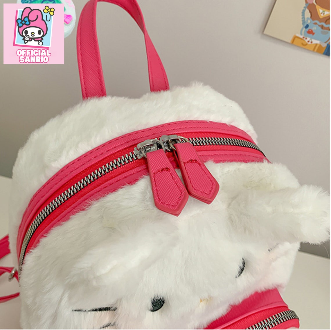 Hello Kitty Backpack, Plushie Bag, Cute Kids Backpack, Hello Kitty Fan