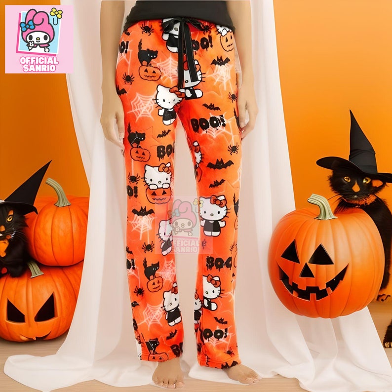 Hello Kitty Pajamas for Couple's Comfort Stylish Halloween Edition