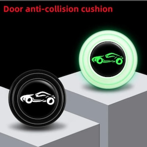 Silicone Car Door Shock Absorber, Car Door Protector Stickers, Buffer Bumper Cushion Car Door Shock Absorbing. Choice of Black or White