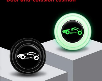 Silicone Car Door Shock Absorber: Bumper Cushion Protector - Black or White