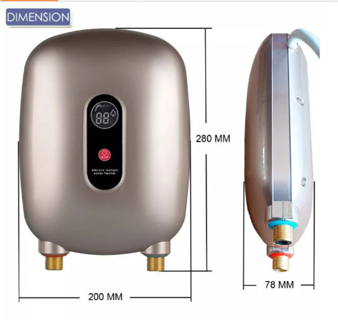 Water Heater. 110V 3000W Instant Water Heater. RV Water Heater, Trailer