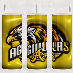 3D Aguilas Cibaena - Envoltura de vaso delgado de 20 oz