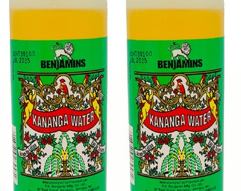 Agua Kananga Benjamin 4 fl/240ml - Paquete de 2