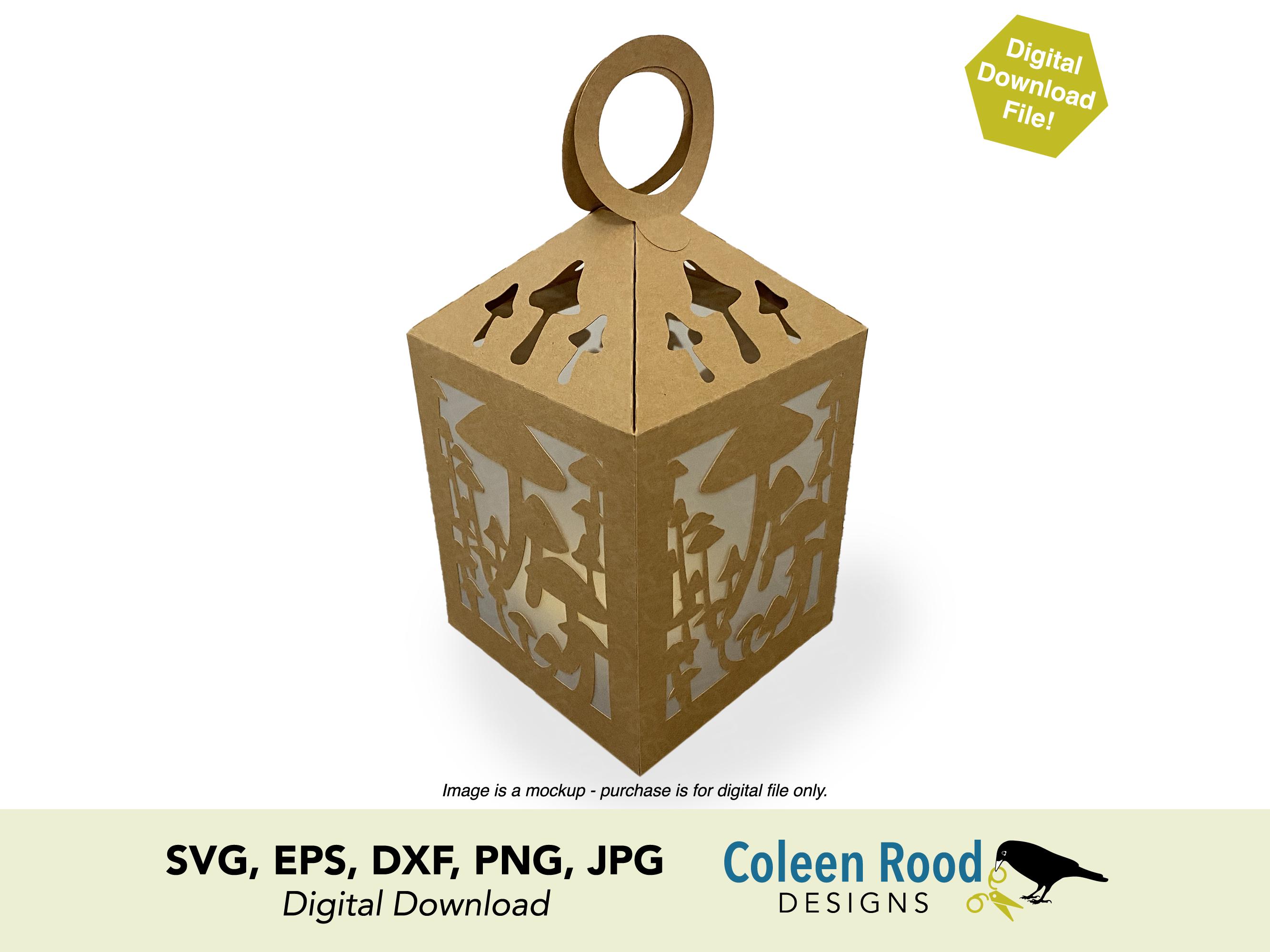 Colleen Rood Mushroom Lantern SVG: Layered 3D Paper Craft Cut File (digital Download ...