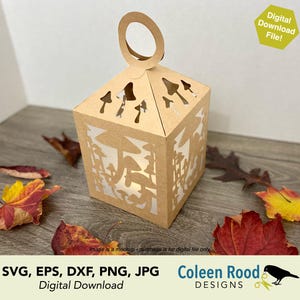Svamplykta SVG: Layered 3D Paper Craft Cut File (Digital Nedladdning)