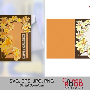 Fiore di pero, Lanterna di carte di amicizia, Biglietto d'auguri, Giallo, Pera, Carta, Carte di meditazione, Primavera, Amico, Lanterna, Lanterna di carta, File svg