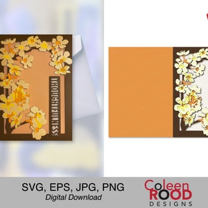 Fiore di pero, Biglietto di premurosità, biglietto d'auguri, Giallo, Pera, Biglietto, Cartoline di gratitudine, Primavera, Grazie, Lanterna, Lanterna di carta, File svg