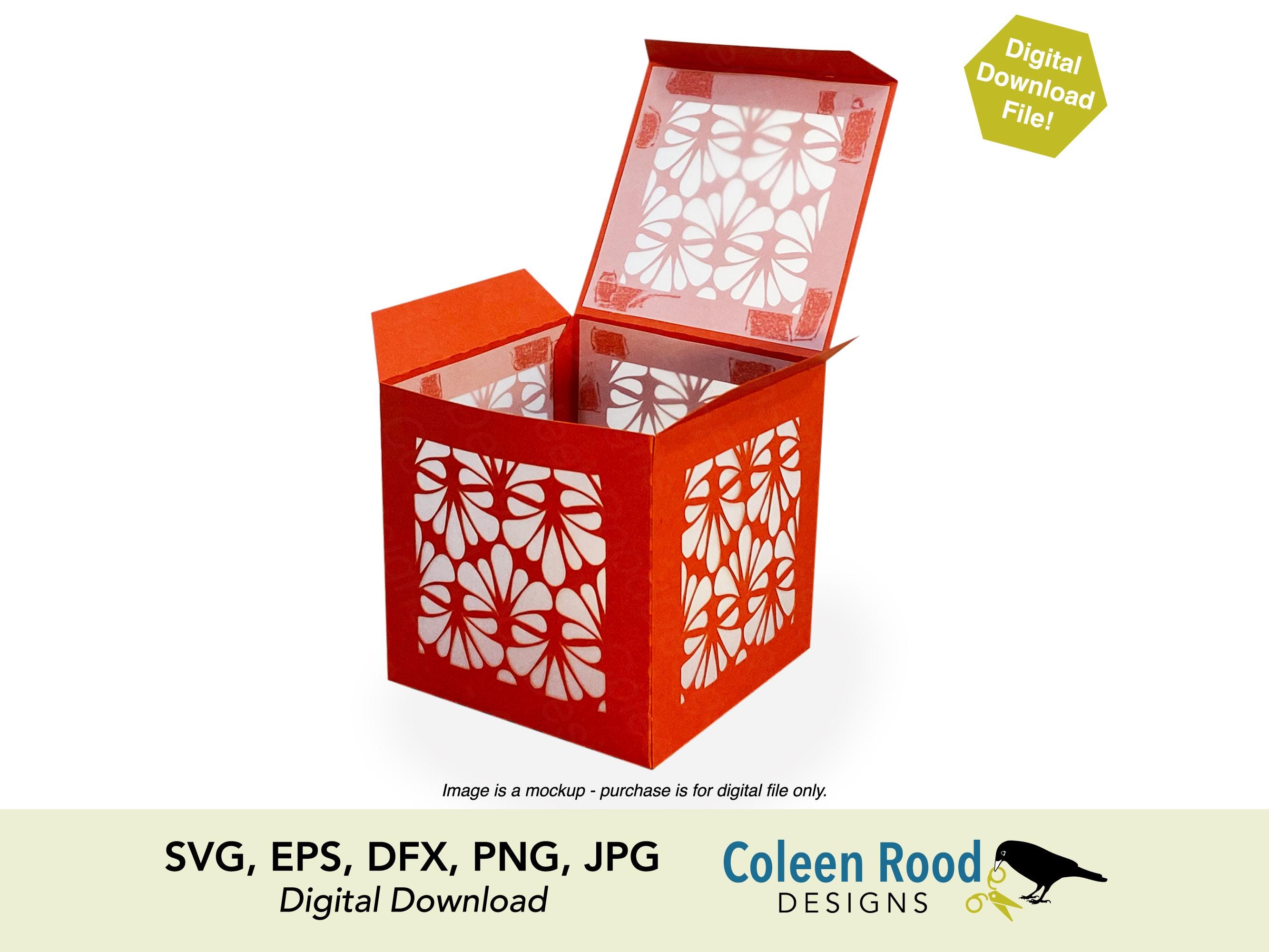 Colleen Rood Art Deco Box, 3D Paper Craft, Center Piece, Party Décor, Wedding, Party ...