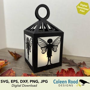Älvalykta SVG Papperspyssellykta (digital nedladdning)