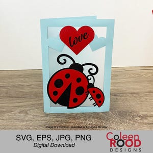 Comptine coccinelle, décoration pour enfants, lanterne en papier 3D, svg de lanterne en papier, carte de voeux, carte de bébé, carte de parents, fichier svg de carte fait main