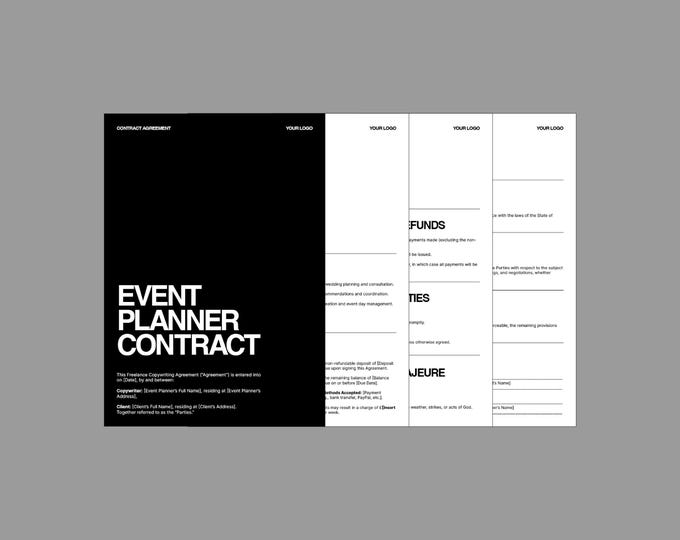 Freelance Event Planning Contract Template With Guidelines