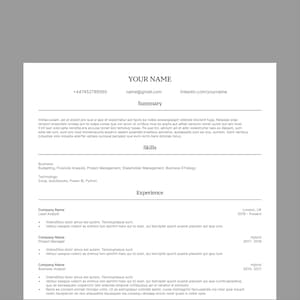 Professional Resume Template | CV Template