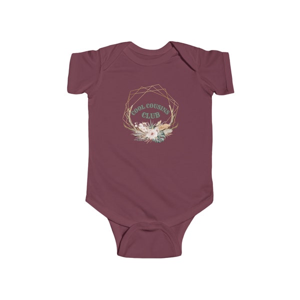 Cool Cousins Club- Infant Fine Jersey Bodysuit