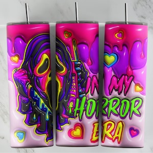 3D Halloween, Ready To press Sublimation Transfer. 30 oz prints, 20 oz prints, tumbler prints
