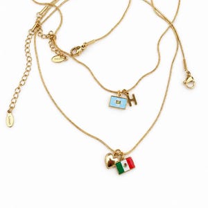 LDS Missionary Flag Necklace