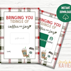 Cadeau Starbucks de Noël à imprimer// Cadeau de Noël pour professeur//////////////////////////// « 30]]]]>>>> «? ?? ») ??