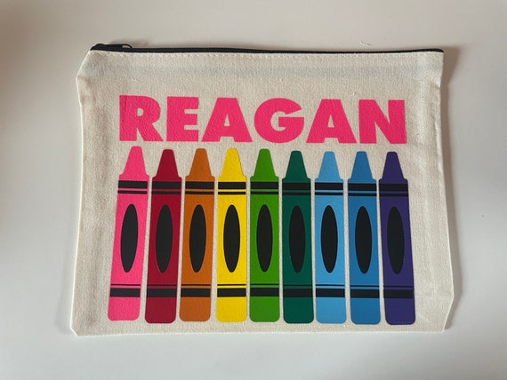 Personalized Crayon Case | Canvas