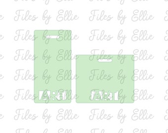 Vertical and Horizontal ART ID Badge Backer File