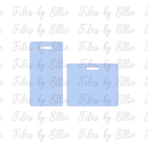 Fichier de soutien vertical et horizontal pour badge d'identification vierge
