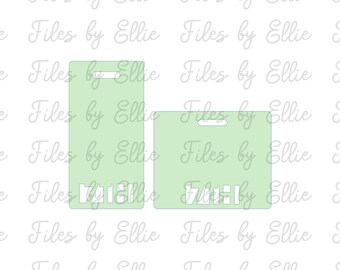 Vertical and Horizontal 7TH (Grade) ID Badge Backer File