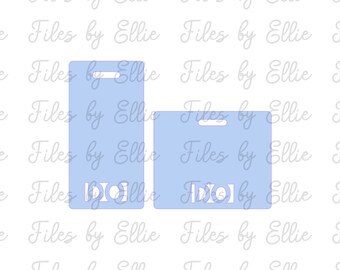 Vertical and Horizontal DO ID Badge Backer File