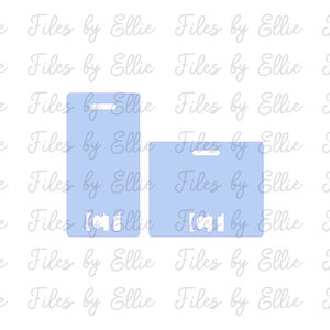 Vertical and Horizontal CT ID Badge Backer File