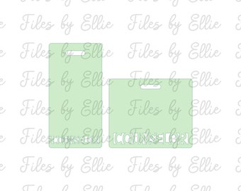 Vertical and Horizontal COUNSELOR ID Badge Backer File