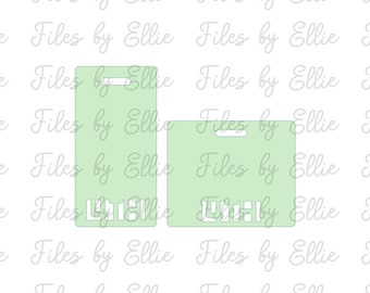 Vertical and Horizontal 4TH (Grade) ID Badge Backer File