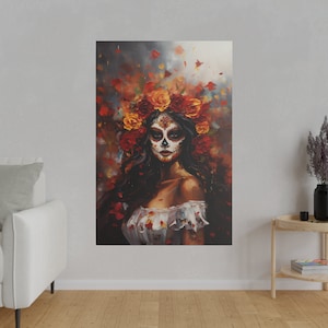 La Catrina: Life & Beauty in the Spirit of La Catrina Art | Day of the dead painting | Mexican fiesta | dias de los muertos  | Sugar Skull