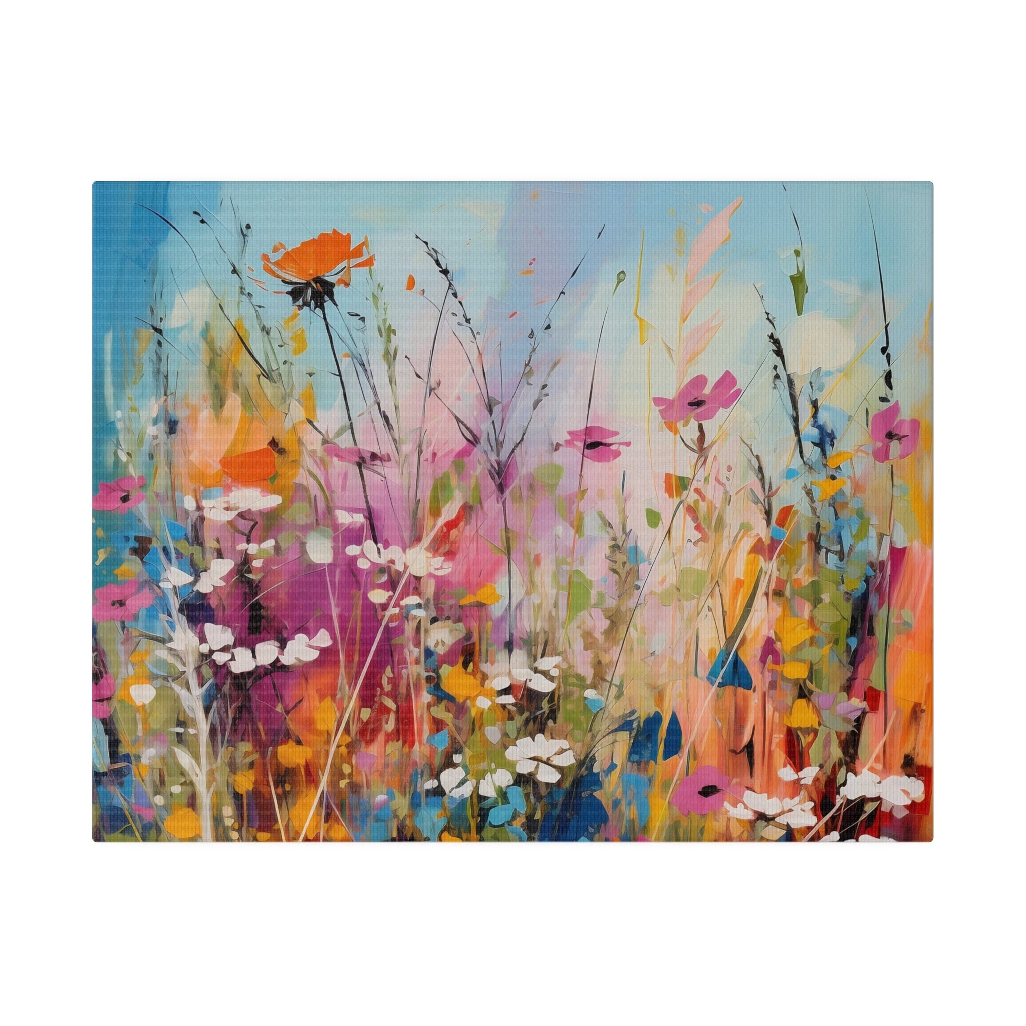 油絵 絵画 【野生のお花畑】 油絵 油彩 油彩画 絵 絵画 【桜と菜の花畑】 | HIROSHI1990