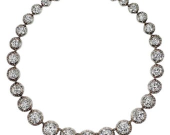 ヴィンテージ復刻版マリー・アントワネットネックレス - 925