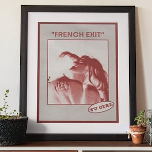 TV GIRL Poster, French Exit Album Art Print, Music Wall Art, Vintage Music Poster, TV Girl Print, Printable Home Decor, Trendy Wall Art