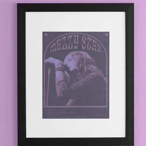 Mazzy Star Poster, Music Art Print, Mazzy Star Concert, Printable Wall Decor, Trendy Wall Art, Retro Art Print, Vintage Wall Art
