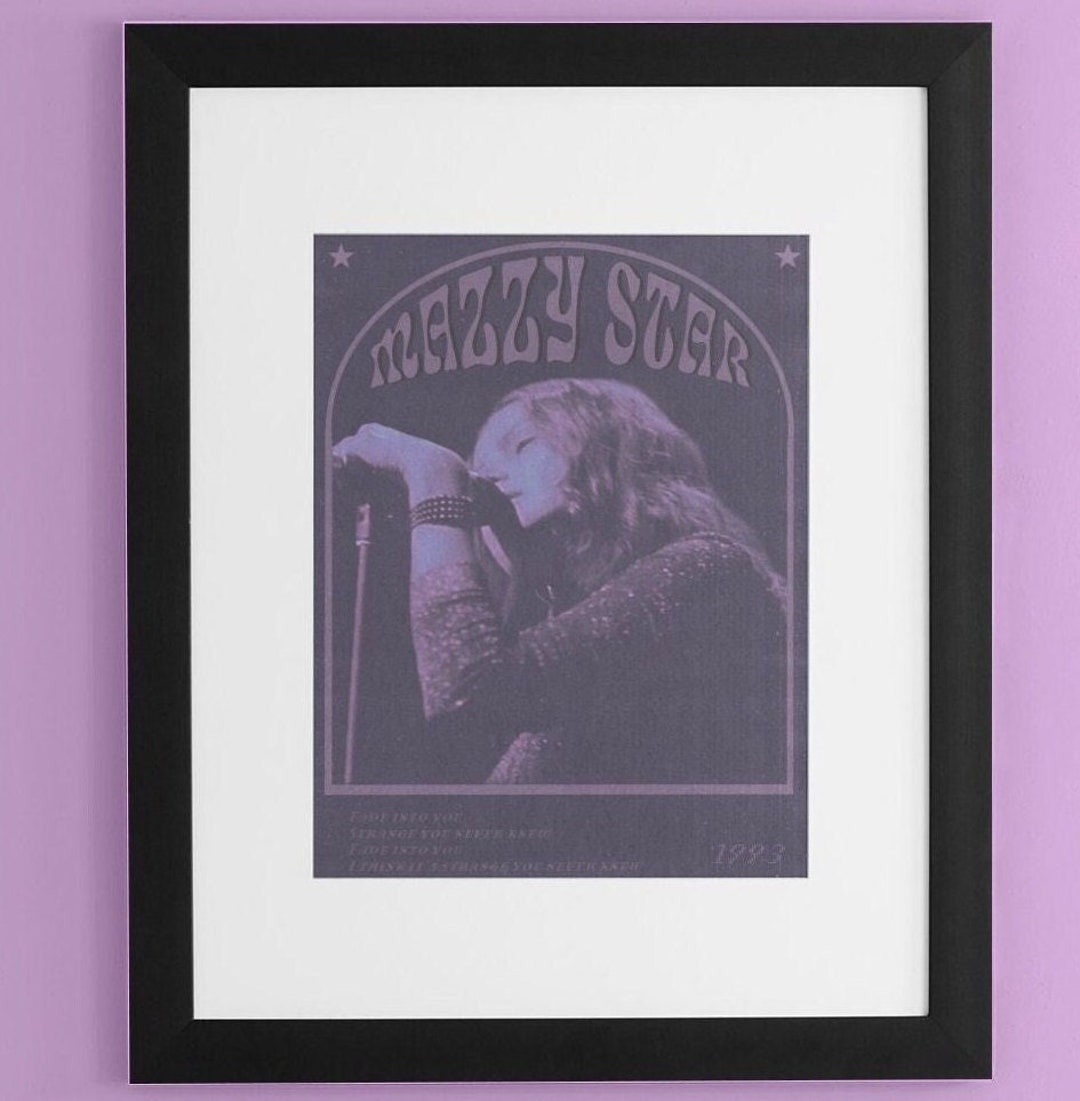 Mazzy Star Poster, Music Art Print, Mazzy Star Concert, Printable