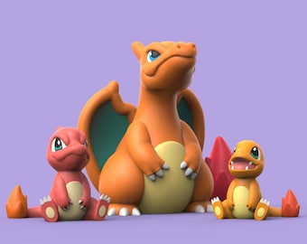 SKU B321 | ポケモン ミニフィギュア リザードン - Etsy 日本