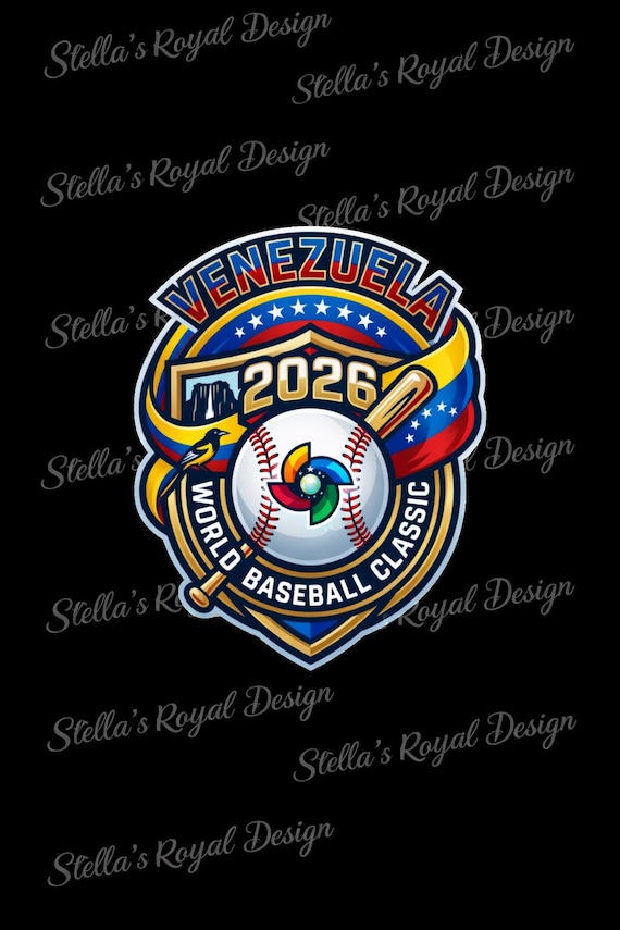 Venezuela 2026 Baseball Classic PNG, Venezuelan Fan Shirt Design, Instant Download DTF Sublimation Champion Campeones