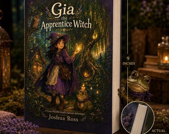 Gia the Apprentice Witch | Cozy Fantasy Chapter Book, Illustrated Adventure Ages 8-12