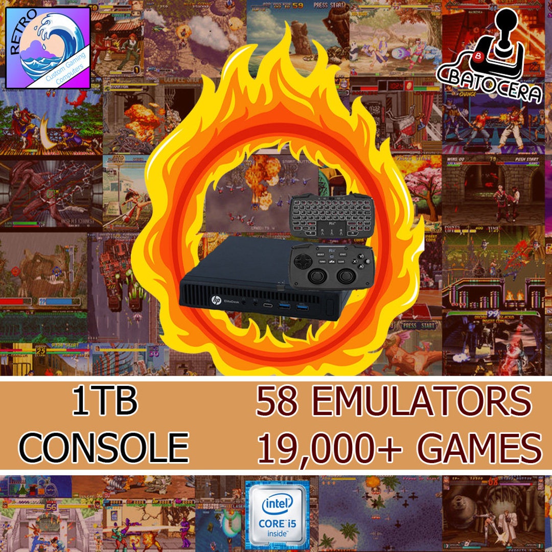 MASSIVE 1TB Plug and Play Batocera Emulation Station Console Preloaded