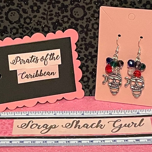 Pirates of the Caribbean Inspired Earrings